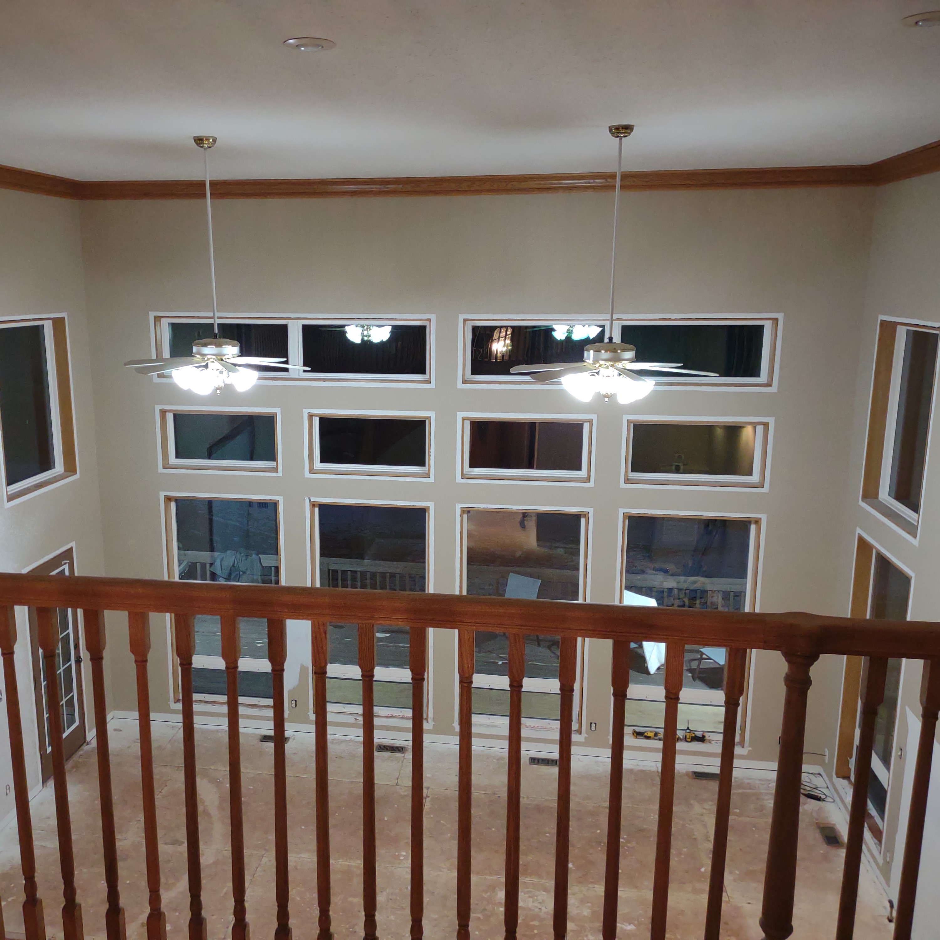 Exterior Painting on a Large Residential Home